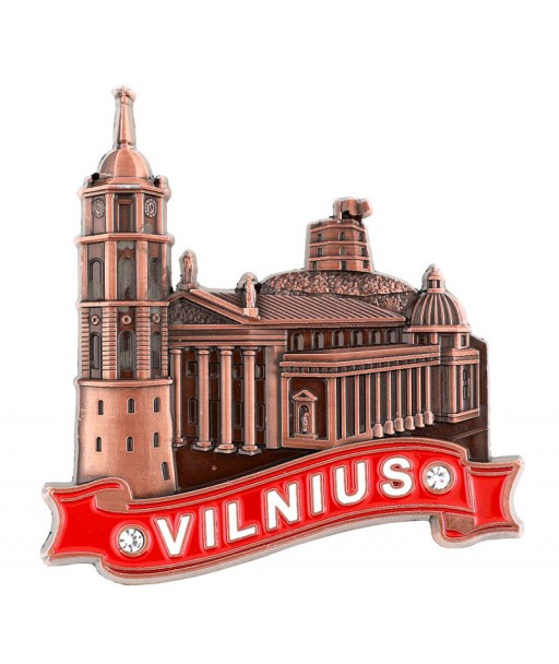 Metalinis magnetas Vilniaus Katedra ir Gedimino bokštas